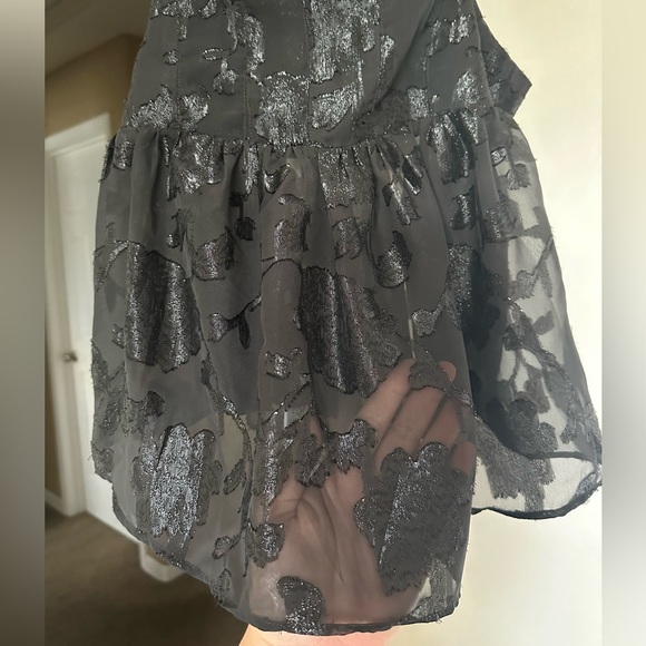 Black Sheer + Sparkly Urban Outfitters Tank - Picture 5 of 6